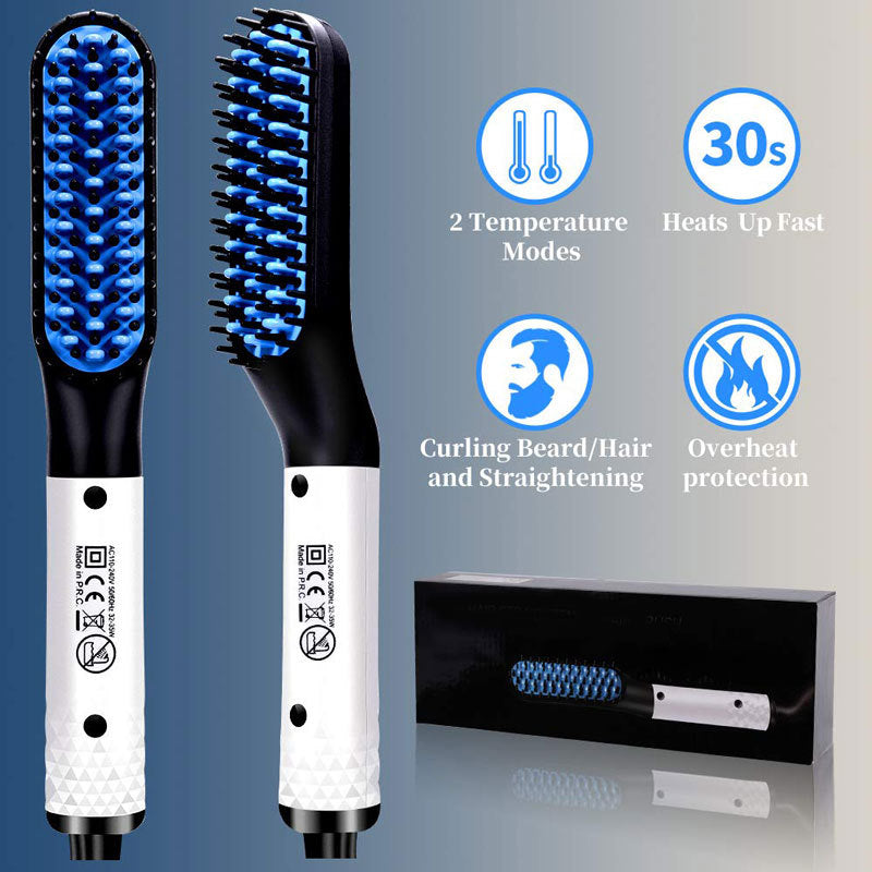 Multifunctional Hair Straightener Hair Comb Brush Men Beard Straightener Straightening Multifunctional Hair Straightener Hair Comb Brush Men Beard Straightener Straightening